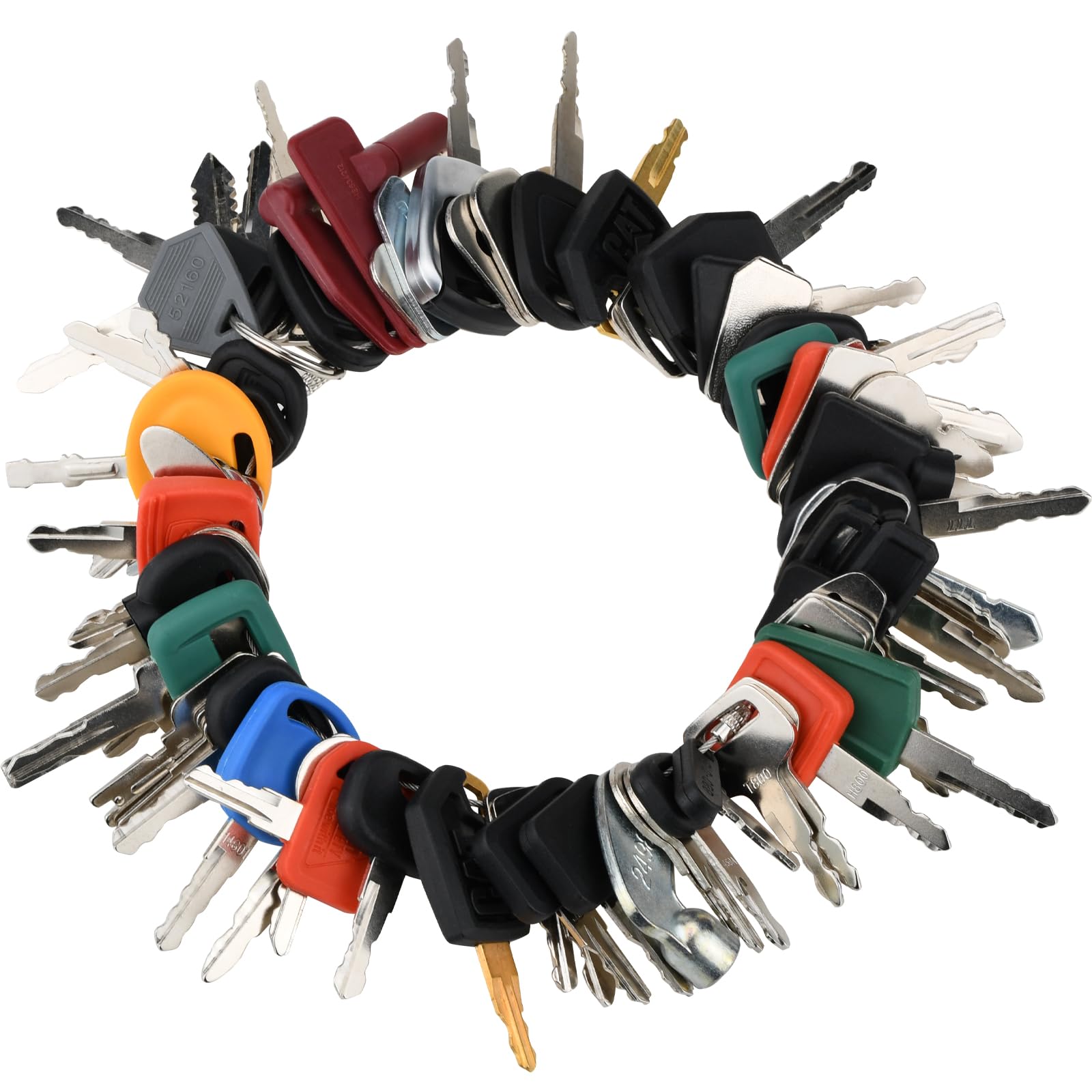 70 Heavy Equipment Keys Master Set, Construction Equipment Key for